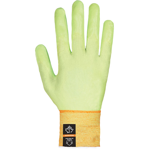 Gants ultra-fins haute visibilit&eacute; r&eacute;sistants &agrave; la coupe Dexterity Max, 12, Rev&ecirc;tement Mousse de nitrile, ASTM ANSI niveau A6 R.M.G. Prévention