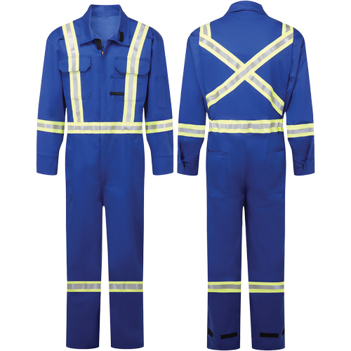 Avenger 9 oz FR Coveralls, Style 109, Men's, Royal Blue, Size 36 R.M.G. Prévention