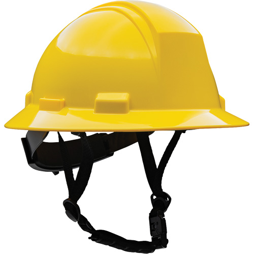 Kilimanjaro Full Brim Safety Helmet with HDPE Shell, Meets CSA Type 2, Ratchet Suspension, Non-Vented R.M.G. Prévention