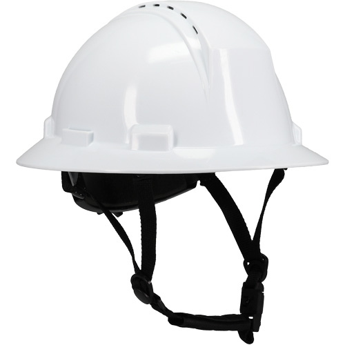 Casque de s&eacute;curit&eacute; &agrave; bord complet Kilimanjaro avec coque en PEHD, R&eacute;pond aux normes CSA type 2, Suspension Rochet, Ventil&eacute; R.M.G. Prévention