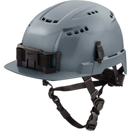BOLT Front Brim Safety Helmet, Ratchet Suspension, Vented R.M.G. Prévention