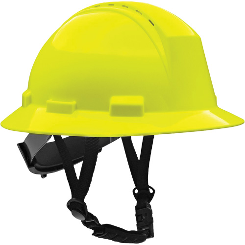 Casque de s&eacute;curit&eacute; &agrave; bord complet Kilimanjaro avec coque en PEHD, R&eacute;pond aux normes CSA type 2, Suspension Rochet, Ventil&eacute; R.M.G. Prévention