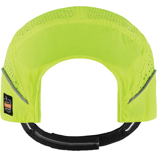 Casque l&eacute;ger de style casquette Skullerz 8955 avec micro-bordure, Vert lime haute visibilit&eacute; R.M.G. Prévention