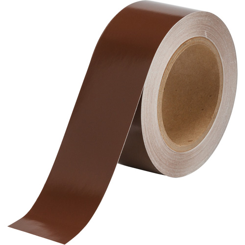 Pipe Marker Tape, 90', Brown R.M.G. Prévention