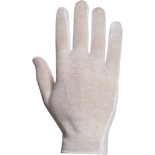 Gants d'inspection Superior ML40, Poly/coton, Poignet &agrave; ourlet, Taille unique R.M.G. Prévention