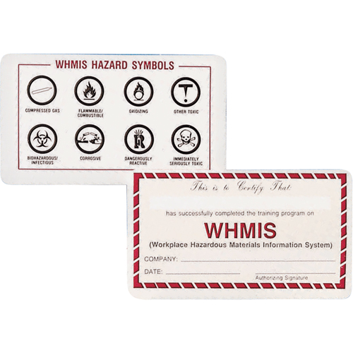 WHMIS Wallet Cards R.M.G. Prévention