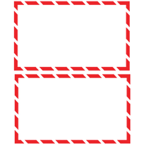 &eacute;tiquettes SIMDUT 200/pqt, Papier, Rouleau, 4-3/4" lo x 8-1/2" la R.M.G. Prévention