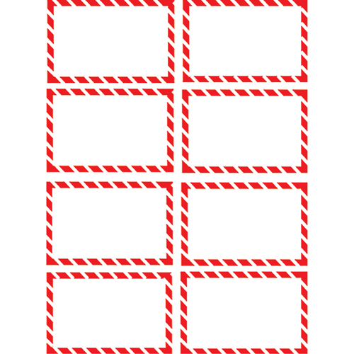 WHMIS Labels 100/Box, Vinyl, Sheet, 2-3/4" L x 4-1/4" W R.M.G. Prévention