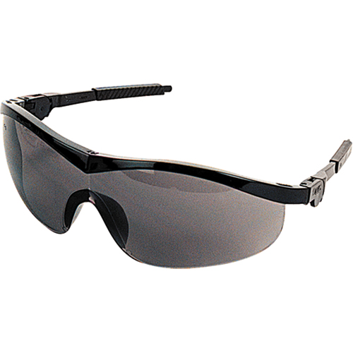 Storm&reg; Safety Glasses, Grey/Smoke Lens, Anti-Scratch, ANSI Z87+ R.M.G. Prévention