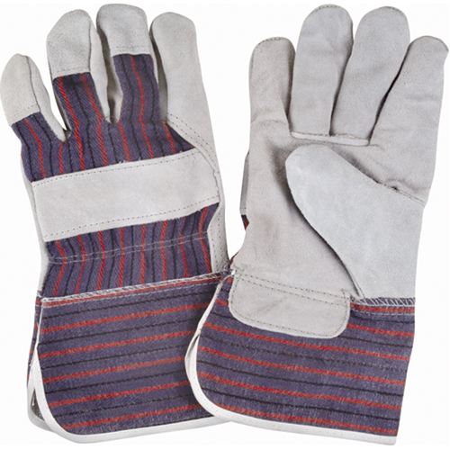 Rugged Fitters Gloves, Large, Split Cowhide Palm, Cotton Inner Lining R.M.G. Prévention