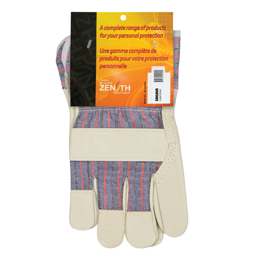 Abrasion-Resistant Comfort Fitters Glove, Large, Grain Pigskin Palm, Cotton Inner Lining R.M.G. Prévention