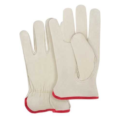 Gants pour conducteurs &agrave; ajustement serr&eacute;, 2T-Grand, Paume en Cuir fleur de vache R.M.G. Prévention