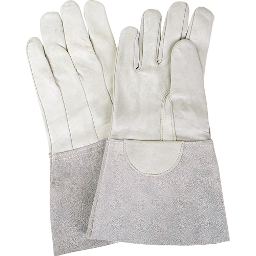 TIG Welding Gloves, Grain Sheepskin, Size Medium R.M.G. Prévention
