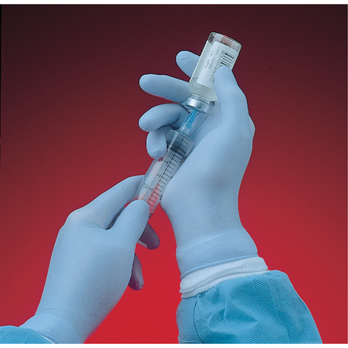 N-Dex&reg; 6005PF Gloves, Medium, Nitrile, 4-mil, Powder-Free, Blue R.M.G. Prévention