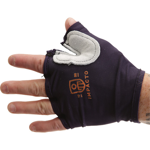 Tool Grip Fingerless Glove with Web Pad - Left, Size X-Small, Suede Palm R.M.G. Prévention