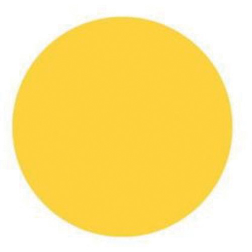 &eacute;tiquettes rondes inscriptibles, Cercle, 1,5" lo x 1,5" la, Jaune R.M.G. Prévention