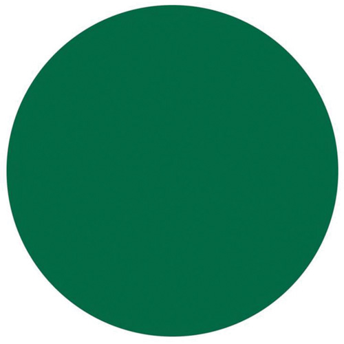 &eacute;tiquettes rondes inscriptibles, Cercle, 3" lo x 3" la, Vert R.M.G. Prévention