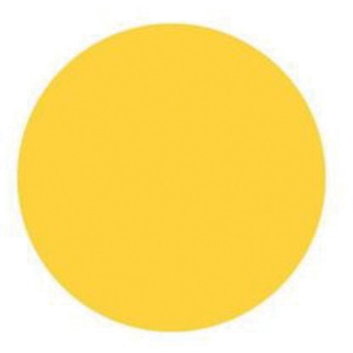 &eacute;tiquettes rondes inscriptibles, Cercle, 3" lo x 3" la, Jaune R.M.G. Prévention