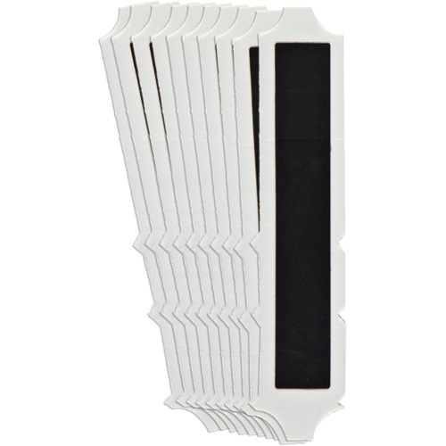 &eacute;tiquettes de lettres et chiffres gothiques individuels Quick-Align, I, 4" h, Noir R.M.G. Prévention