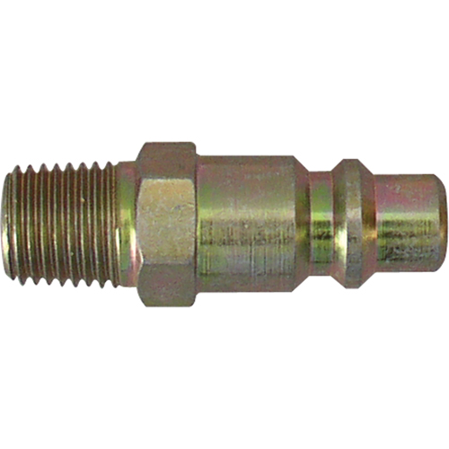 Quick Couplers - 3/8" Industrial, One Way Shut-Off - Plugs, 1/4" R.M.G. Prévention