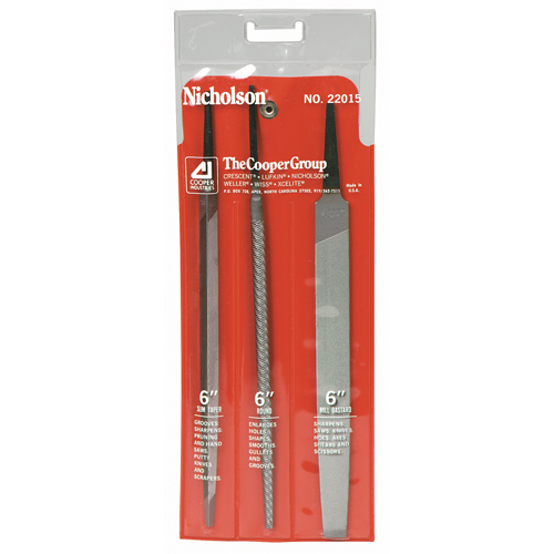 Jeu de limes pour usage g&eacute;n&eacute;ral, 3 pi&egrave;ces R.M.G. Prévention