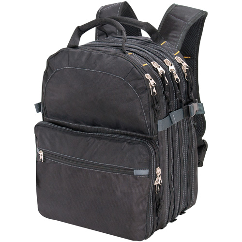 75-Pocket Tool Backpacks, 13" L x 17-1/2" W, Black, Nylon R.M.G. Prévention
