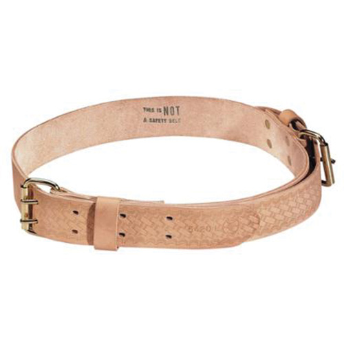 Ceinture pour fil d'attache robuste de monteur de charpentes m&eacute;talliques, Cuir, Havane R.M.G. Prévention