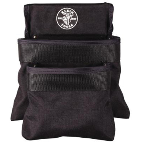 Pochette utilitaire &agrave; 2 poches s&eacute;rie PowerLine, 1000 Denier Cordura&reg;, Noir R.M.G. Prévention