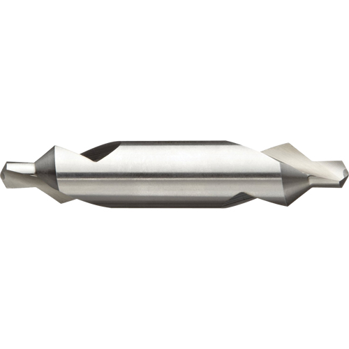 Combined Drill & Countersink, #4, 0.125" Small Diameter, 5/16" Large Diameter, High Speed Steel R.M.G. Prévention