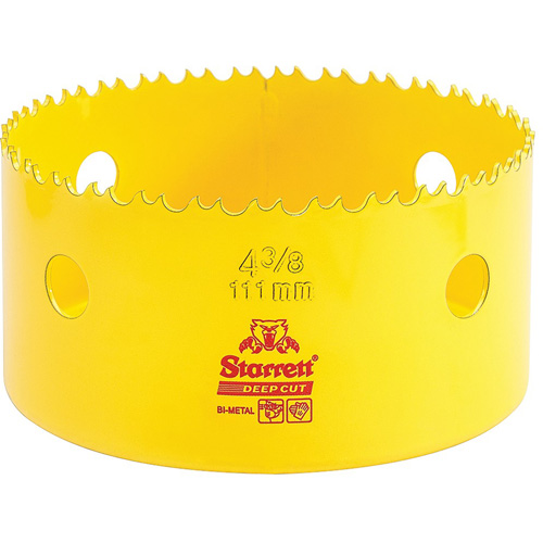 Scie &agrave; cloche bim&eacute;tal 4-3/8", 4-3/8", Profondeur de la coupe 2", Bim&eacute;tal R.M.G. Prévention