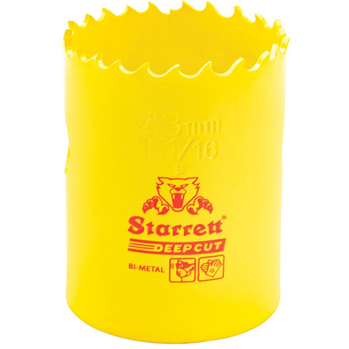 Scie &agrave; cloche bim&eacute;tal 1-11/1, 1-11/16", Profondeur de la coupe 2", Bim&eacute;tal R.M.G. Prévention