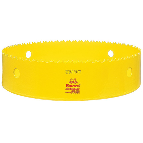 Scie &agrave; cloche bim&eacute;tal 8-9/32, 8-9/32", Profondeur de la coupe 2", Bim&eacute;tal R.M.G. Prévention