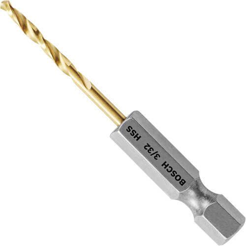 Impact Tough Drill Bit, High Speed Steel, 3/4" Flute, 118° Point R.M.G. Prévention