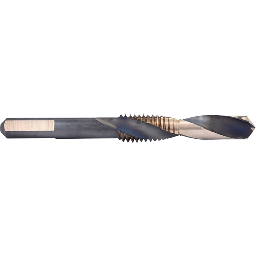 Combined Tap & Drill Bit, 5/8"-11, High Speed Steel, 1-1/2" Flute R.M.G. Prévention