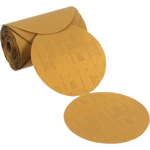 Stikit Gold Paper Sanding Disc Roll, 6" Dia., P120 Grit, Aluminum Oxide R.M.G. Prévention