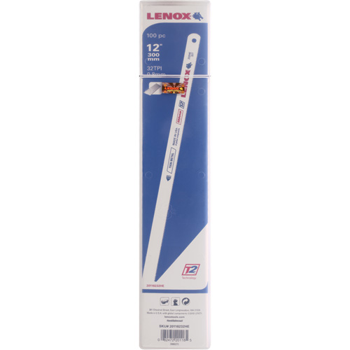 Lames pour scie &agrave; m&eacute;taux, Bim&eacute;tal, 12" lo, 32 dents par pouce R.M.G. Prévention