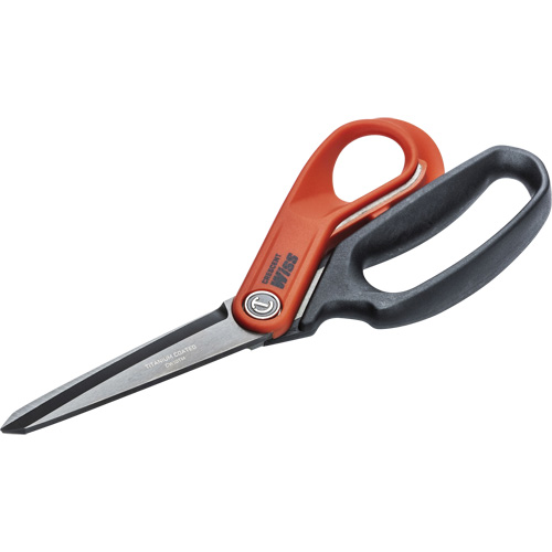 Heavy-Duty Titanium Coated Tradesman Shears, 10", Rings Handle R.M.G. Prévention