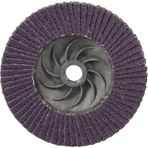 Disque &agrave; lamelles &agrave; changement rapide 769F, 4-1/2" x 5/8"-11, Type 27, Grain 40+, C&eacute;ramique R.M.G. Prévention