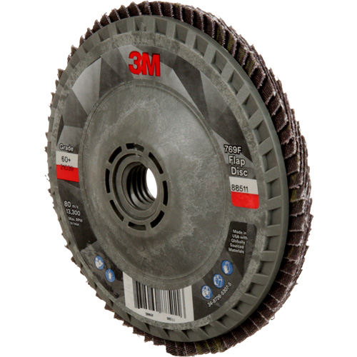 769F Quick Change Flap Disc, 4-1/2" x 5/8"-11, Type 27, 60+ Grit, Ceramic R.M.G. Prévention