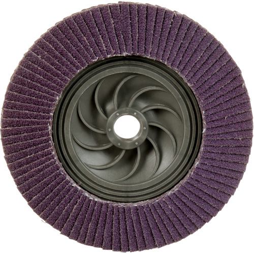 Disque &agrave; lamelles &agrave; changement rapide 769F, 5" x 5/8"-11, Type 29, Grain 60+, C&eacute;ramique R.M.G. Prévention