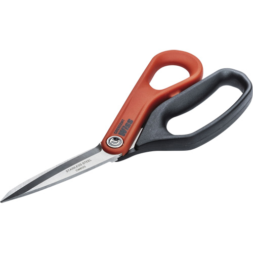 Stainless Steel All Purpose Tradesman Shears, 8-1/2", Rings Handle R.M.G. Prévention