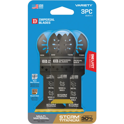 One Fit Storm Titanium Metal & Wood Blade Pack R.M.G. Prévention