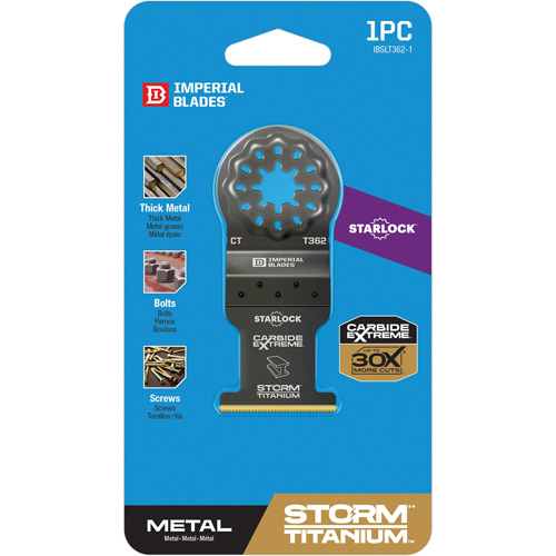 Starlock Carbide Extreme Storm Titanium Metal Blade R.M.G. Prévention