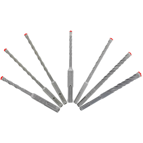 Jeu de forets pour marteau &agrave; t&ecirc;te enti&egrave;rement au carbure &agrave; 4 couteaux SDS-Plus Rebar Demon, 7 morceaux, Carbure R.M.G. Prévention