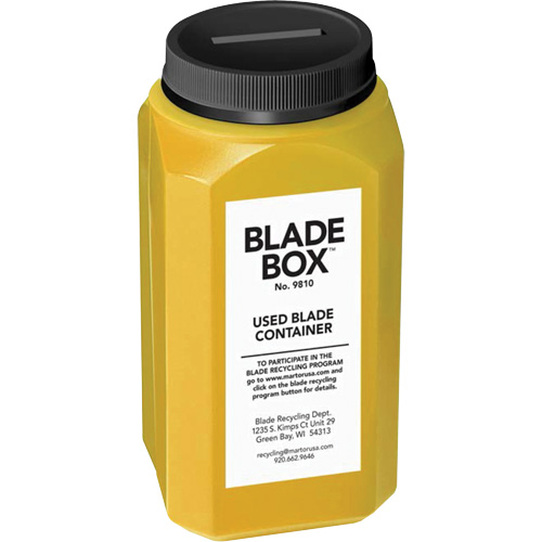 Used Blade Container R.M.G. Prévention