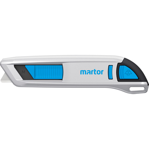 Secunorm 500 Retractable Safety Knife, 9 mm, Aluminum Handle R.M.G. Prévention
