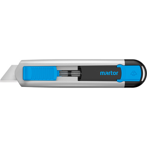 Secunorm 525 Retractable Safety Knife with Blunt Tip Blade, 18 mm, Aluminum Handle R.M.G. Prévention