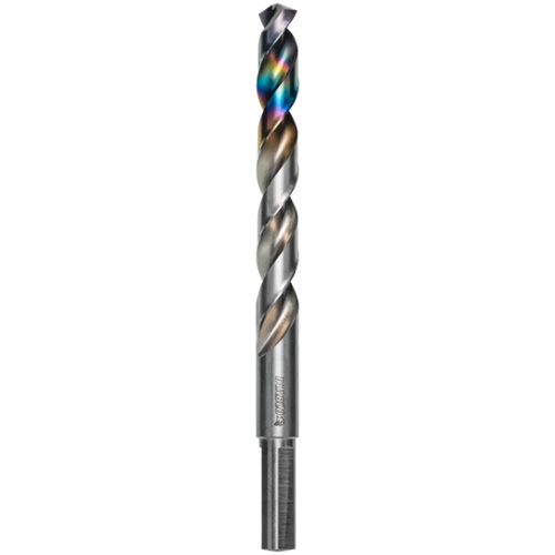Metal Demon Drill Bit for Mild, Hardened and Stainless Steels, 7/16", 3-7/10" Flute, 130° Point R.M.G. Prévention