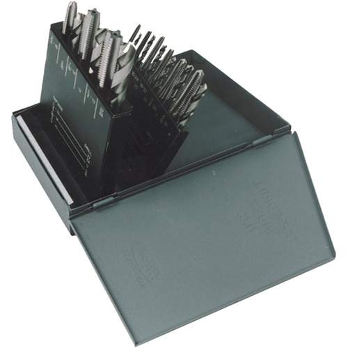HT18 Jobber Length Drill Bit & Plug Hand Tap Set, 18 Pieces R.M.G. Prévention
