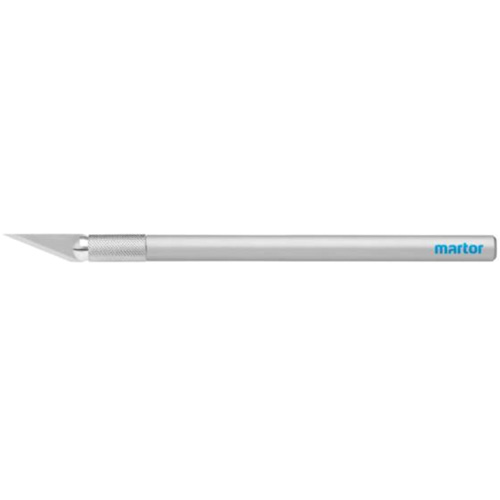 Scalpel GRAFIX BOY avec pointe pro&eacute;minente, Lame Aluminium R.M.G. Prévention